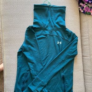 Underarmour cowl neck sweatshirt Teal